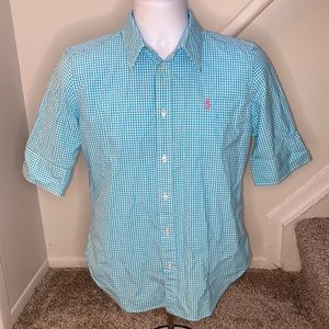 Ralph Lauren Sport Collared Button Up 12 Blue